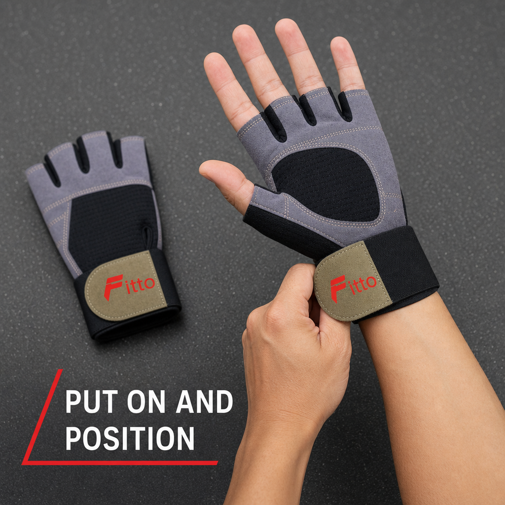96 Pieces Gym Gloveses for Weight Lifting and Fitness, Grey and Black, Size M