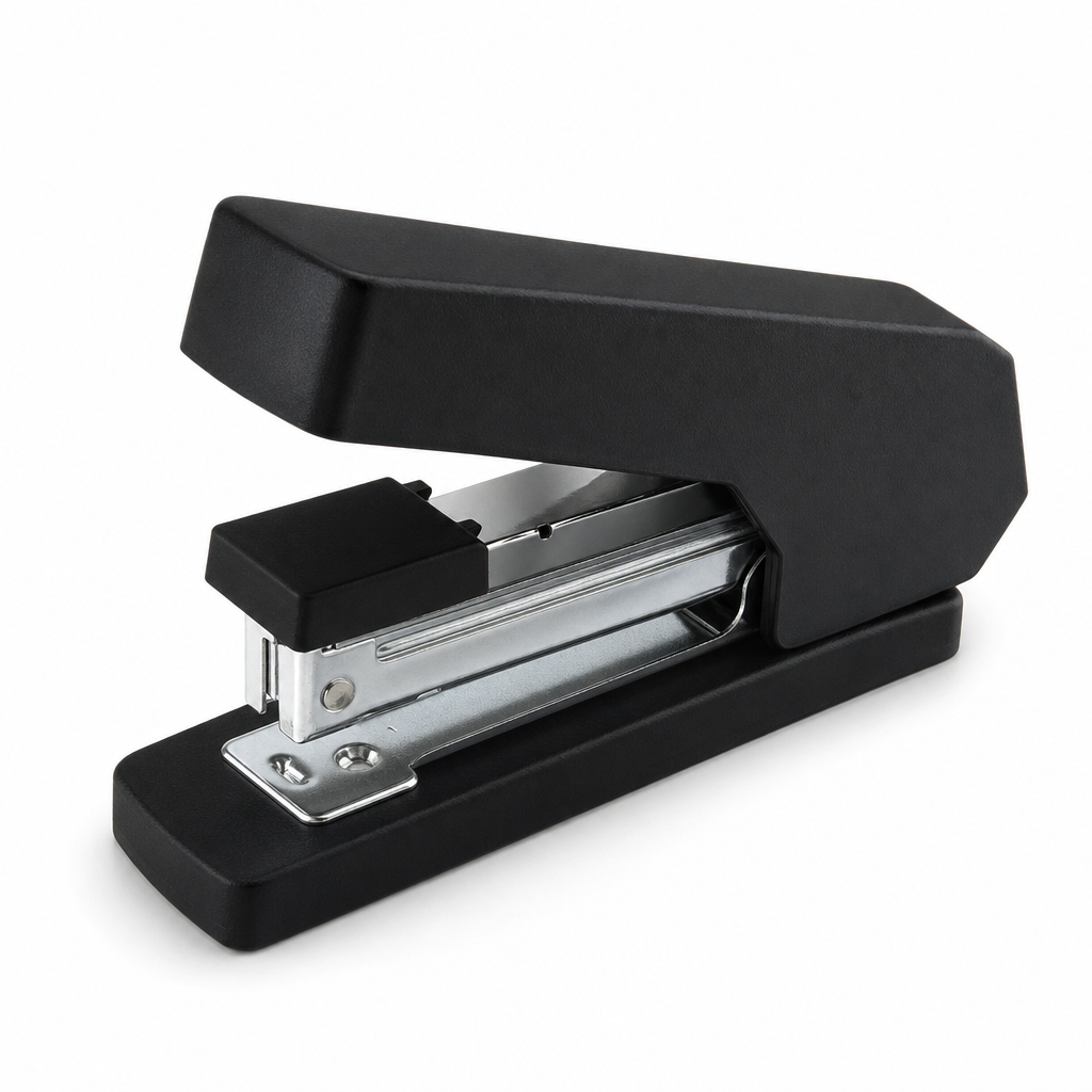 96 Pieces Black Heavy-Duty Staplers, 75 mm, 40-Sheet Capacity, Compatible with 24/6 and 26/6 Staples, 1 Piece
