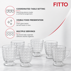 72 Pieces Glass Bowl Set, Clear, 6 Pieces for Serving Snacks, Desserts and Side Dishes