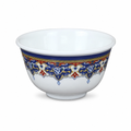 240 Pieces Melamine Rice Bowl, 3.5 Inch, White With Decorative Band, Single Piece