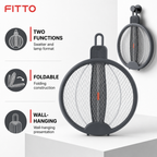 72 Pieces Mosquito Swatter and Foldable Mosquito Lamp, Wall Hanging Pest Control Devices