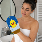 144 Pieces Bath Towel Mitt, Assorted Colour, 14 × 23 cm, 1 Piece