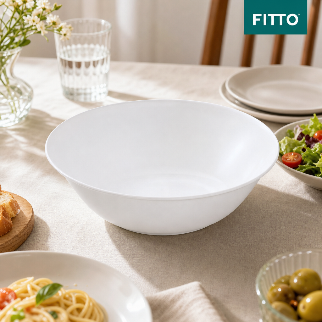 96 Pieces Serving Bowl, 7.5 Inch, White, Single Tablewares Bowl
