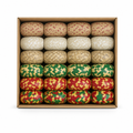96 Pieces Assorted Colour Ribbon Rolls, 5 mm x 10 m, Decorative Craft Ribbon, 24 Rolls