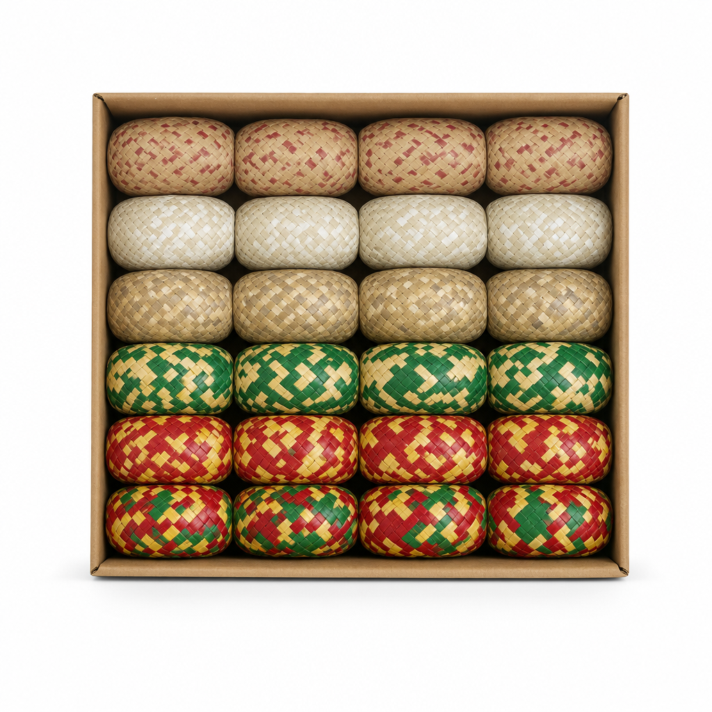 96 Pieces Assorted Colour Ribbon Rolls, 5 mm x 10 m, Decorative Craft Ribbon, 24 Rolls