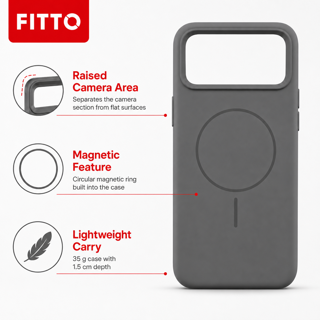 120 Pieces Silicone Magnetic Phone Cases with Raised Camera Protection for iPhone 13 Pro Max, Gray