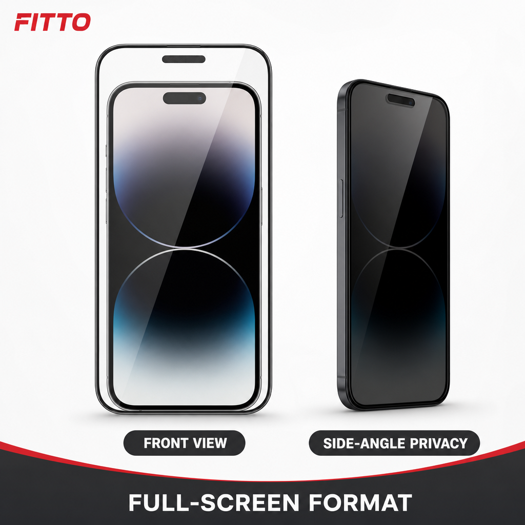 120 Pieces Full-Screen Privacy Tempered Glass Screen Protectors for iPhone 14 Pro