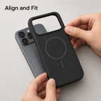 120 Pieces Magnetic Phone Cases with Raised Camera Protection for 17 Pro Max, Silicone, Black