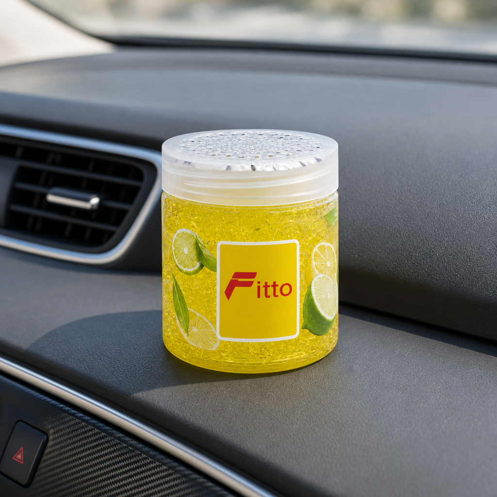 96 Pieces Car Air Fresheners Jelly Pearls Decor Orient Scent, Single Jar, 10 x 8 x 8 cm