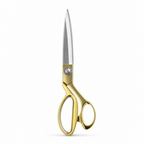 96 Pieces Tailor Scissors, 10.5 Inch 26.5 cm, Gold and Silver Finish, 1 Piece