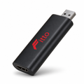 96 Pieces HDMI to USB Video Capture Adapters, Compact Black Signal Conversion Dongle, 1 Piece