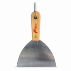 48 Pieces 6 Inch Putty Knife Paint Scraper with Wooden Handle, Natural Wood and Black, 1 Piece