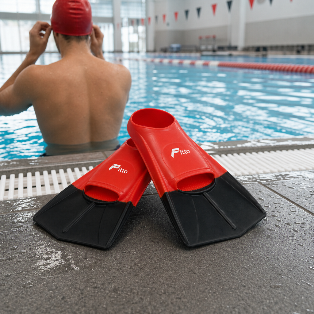60 Pieces Swimming Fins for Training, One Pair, Size XS EU 32–34
