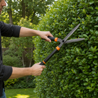 72 Pieces Long-Handle Hedge Shears, 55 cm, Garden Pruning Tool, Black Orange and Silver, 1 Piece