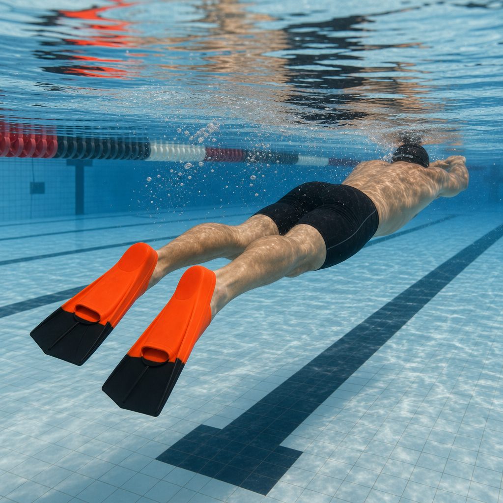 60 Pieces Swimming Fins for Training, Short Blade Swim Fins, Size M EU 38–40