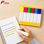 120 Pieces Glow Highlighters, Assorted Colours, 6 Pack, Bright Markers for Notes, Study and Office Work