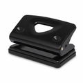 120 Pieces Mini Two-Hole Paper Punches, Black, 6 mm Holes, 80 mm Hole Distance, 10-Sheet Capacity, 103 x 60 x 56 mm