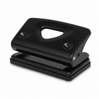 120 Pieces Mini Two-Hole Paper Punches, Black, 6 mm Holes, 80 mm Hole Distance, 10-Sheet Capacity, 103 x 60 x 56 mm