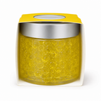 96 Pieces Fragrance Spheres Car & Home Air Freshener, Lemon Scent, 130g Jar