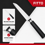 96 Pieces Kitchen Knives, 5 Inch, Single Knife with Long Handle for Food Preparation