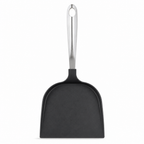 96 Pieces Cookie Lifter, Black Nylon Baking Spatula with Stainless Steel Handle, 32.5 x 17.5 cm, 1 Piece