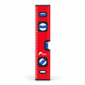 96 Pieces Spirit Level 30 cm (12 Inch), Red Aluminum Level with 3 Vials and Integrated Measuring Scale