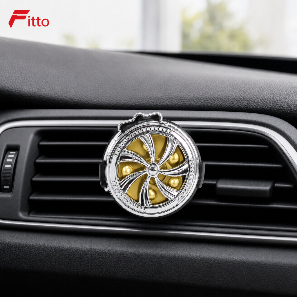96 Pieces Turbine Car Vent Air Freshener, Silver, 1 Piece