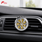 96 Pieces Turbine Car Vent Air Freshener, Silver, 1 Piece