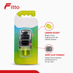 96 Pieces Car Vent Air Freshener Clip, Lemon Scent, Single Unit