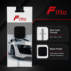 120 Pieces Car Air Fresheners, Black Card Style, 24 x 10 x 1 cm, 1 Piece