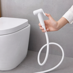 96 Pieces PVC Shattaf Handheld Bidet Spray with Flexible Hose, 120 cm, White, 1 Piece