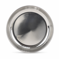 96 Pieces Stainless Steel Rice Plate, 25 cm, Round Serving Dish for Meals
