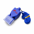 120 Pieces Sports Hand Whistle with Lanyard, Blue, Single Piece