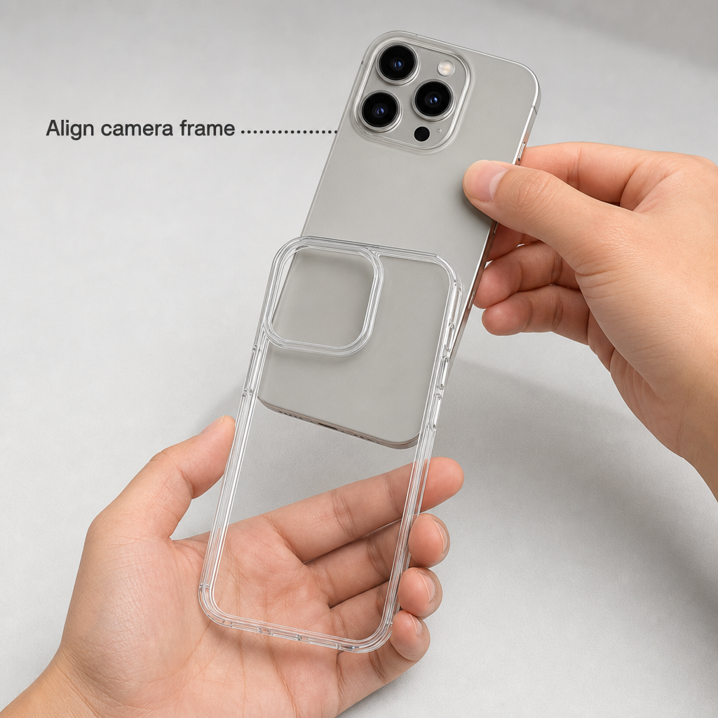 144 Pieces Crystal Clear Transparent Phone Cases for 16 Pro with Raised Camera Frame