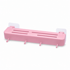 120 Pieces Adhesive Kitchen Storage Shelf, Wall-Mounted Shelf, Assorted Colour, 38 x 15 x 6 cm, 1 Piece