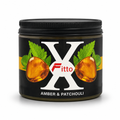 120 Pieces Car Air Fresheners Jelly, Amber & Patchouli Scent, Round Jar, 9 cm
