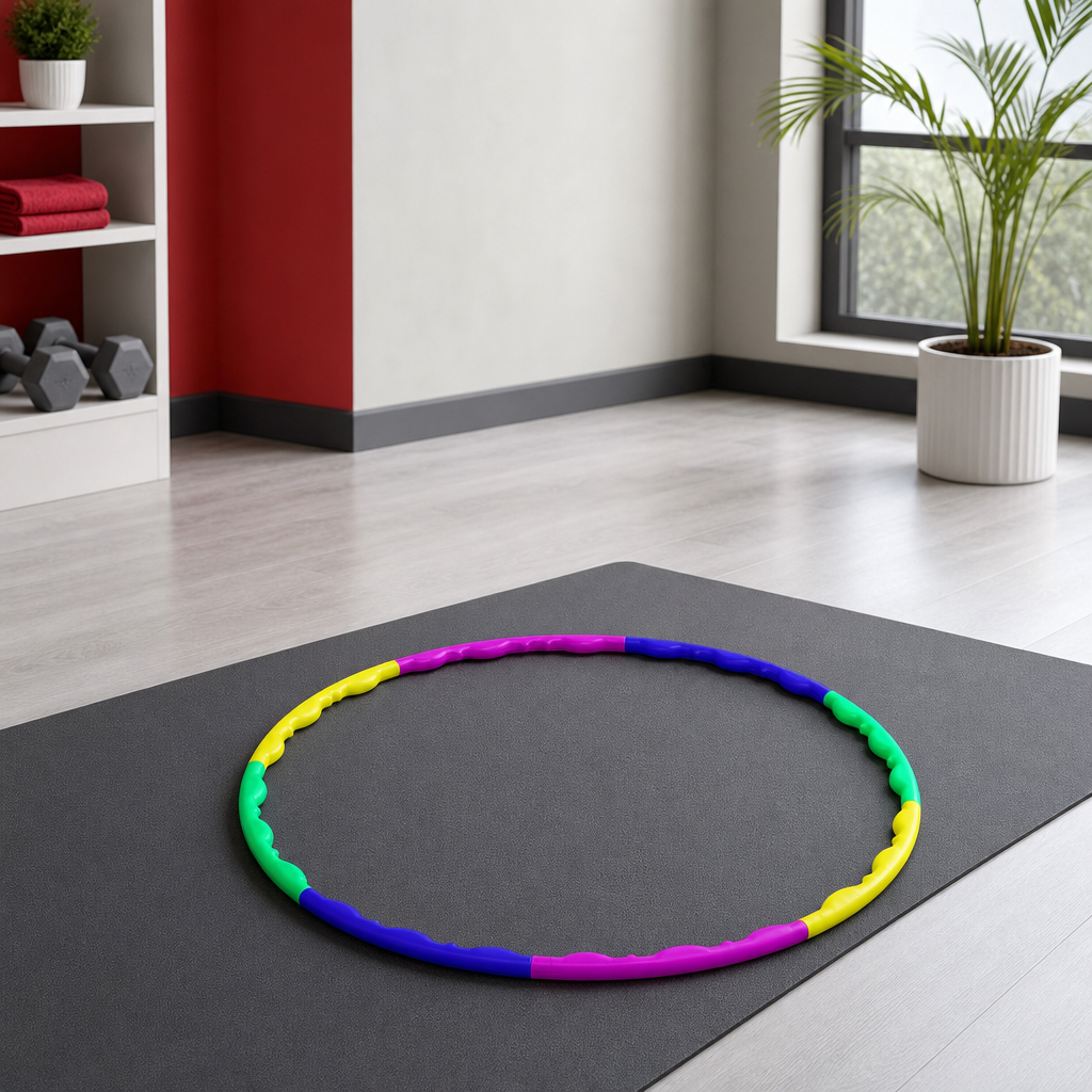 120 Pieces Sectional Massage Hoop, 79 cm Textured Fitness Ring for Home Exercise and Active Movement