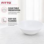 96 Pieces Serving Bowl, 7.5 Inch, White, Single Tablewares Bowl