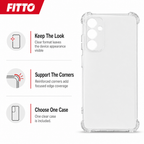 240 Pieces Clear Anti-Burst Protective Phone Cases with Reinforced Corners