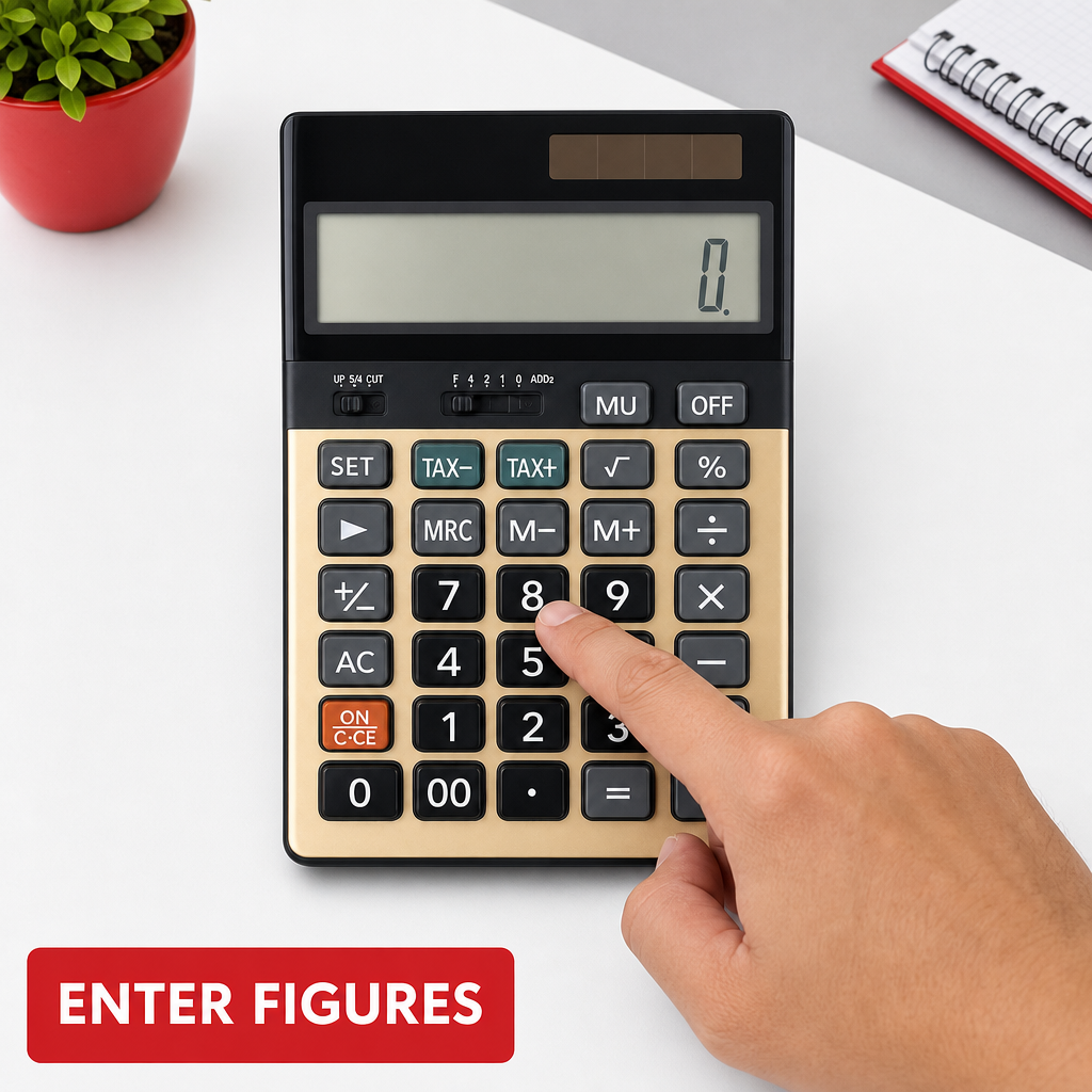 72 Pieces Electronic Calculators, 12-Digit Display with Tax Function and Dual Power, Black and Gold, 1 Piece