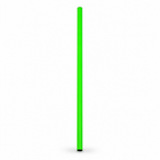 144 Pieces Plastic Soccer Training Pole, 120 cm, Green