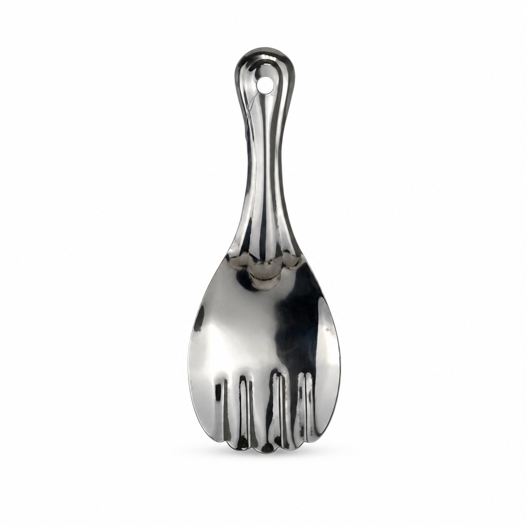 96 Pieces Stainless Steel Rice Serving Spork, Large 29 cm