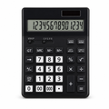 72 Pieces Electronic Calculators, 14-Digit Display, 112-Step Check, Dual Power, Black and White, 1 Piece