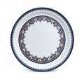 72 Pieces Melamine Round Serving Trays with Decorative Pattern, 50 cm