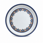 72 Pieces Melamine Round Serving Trays with Decorative Pattern, 50 cm