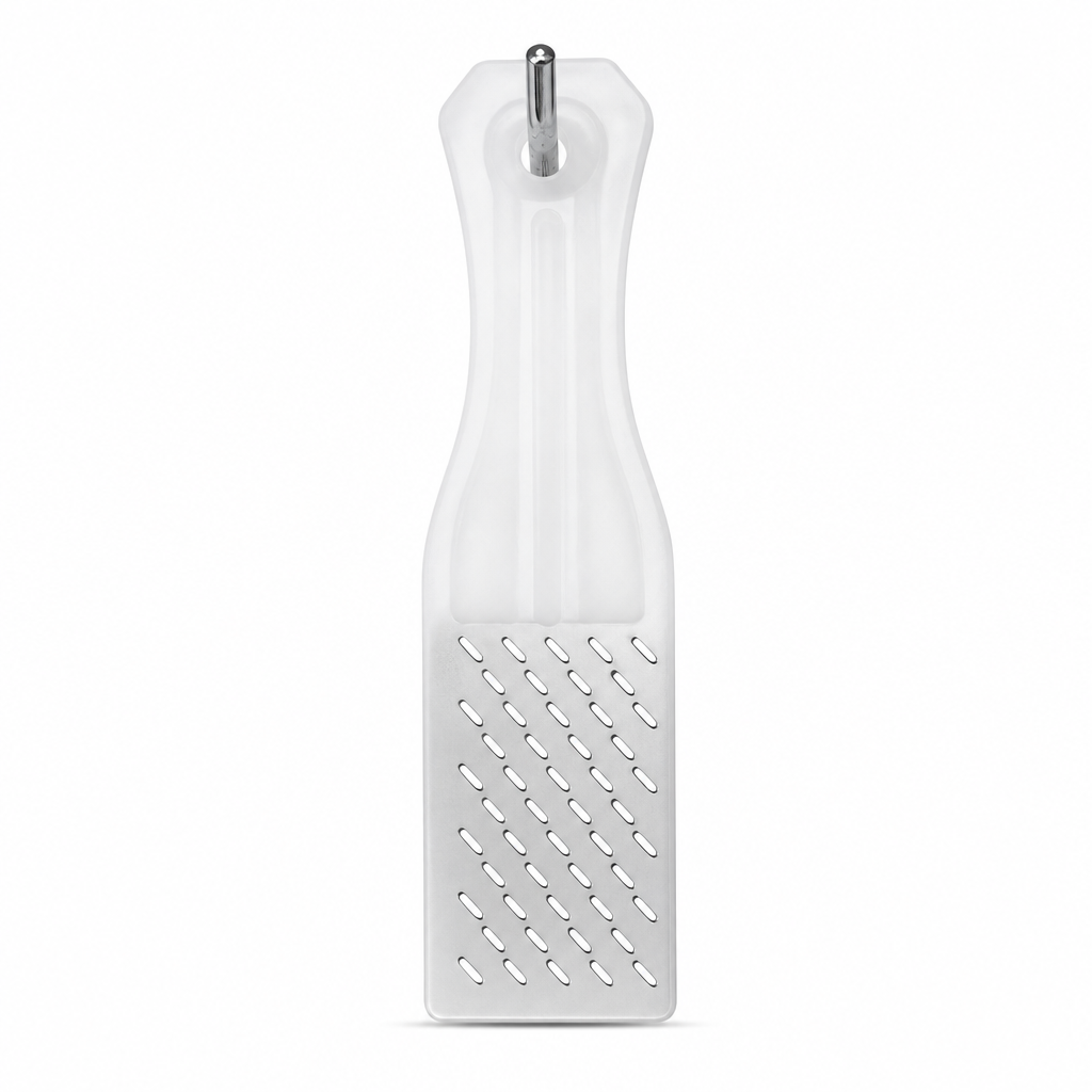 96 Pieces Stainless Steel Fish Scale Scraper and Grater, 24 cm, Silver and White, 1 Piece