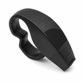 120 Pieces Referee Whistle with Finger Grip, Black, 1 Piece