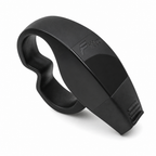 120 Pieces Referee Whistle with Finger Grip, Black, 1 Piece