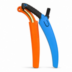 96 Pieces Curved Pruning Saw with Scabbard, 45 cm, Orange, 1 Piece