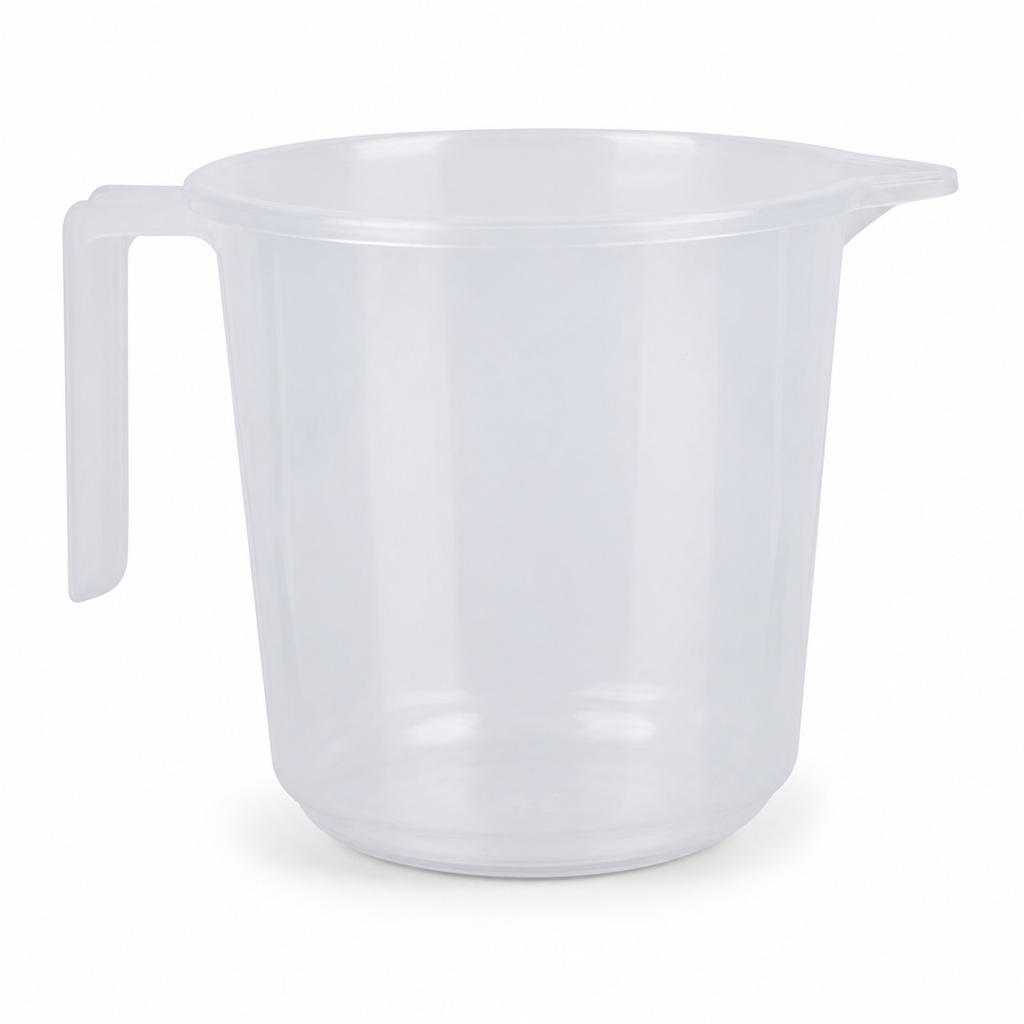 144 Pieces Transparent Plastic Water Jugs with Handle and Pouring Spout, 2 Litre